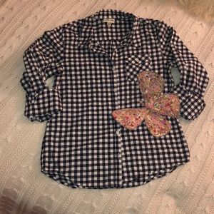 Girls checkered shirt